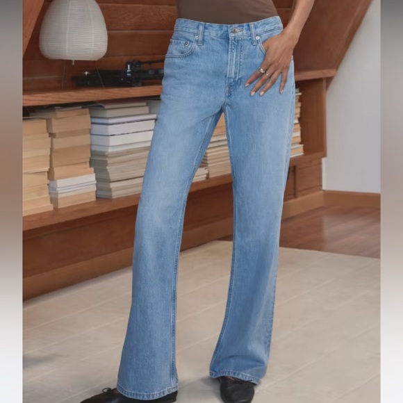 NWT Everlane Slouch Bootcut Jean Sunkissed Breeze Size 29 - Picture 3 of 8